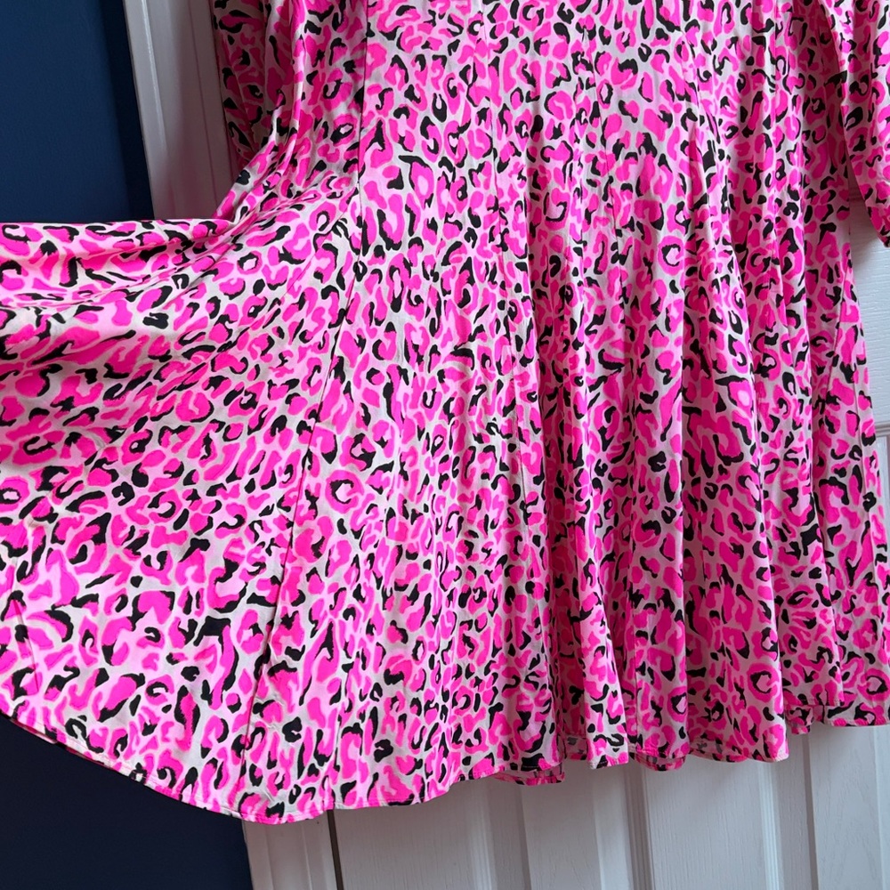 LIKE NEW Lilly Pulitzer XS Cynthia Swing Dress in Pink Topaz My Favorite Spot - Picture 7 of 14